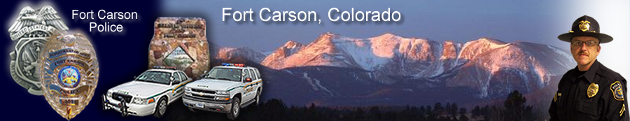 Fort Carson Police Header